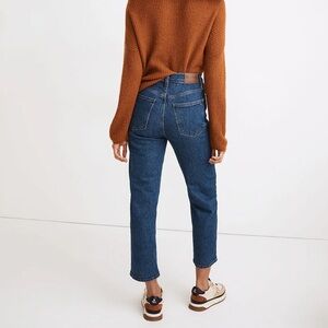 Madewell- The Perfect Vintage Straight Crop Jean in Edendale Wash